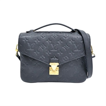 黑色 牛皮壓紋 Pochette Metis 肩背包【LOUIS VUITTON LV 路易威登】 M41487