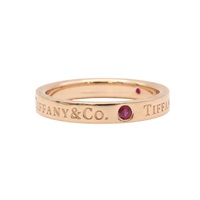 Band 戒指 紅寶石 18K玫瑰金【Tiffany & Co 蒂芬妮】