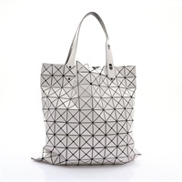 白色 PVC塗層帆布 肩背包【BAO BAO ISSEY MIYAKE 三宅一生】 BB33-AG043-01