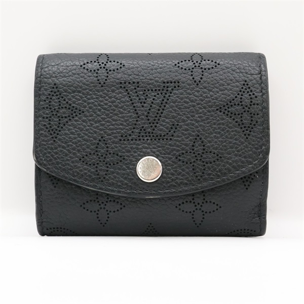 黑色 牛皮 Iris XS 扣式短夾【LOUIS VUITTON LV 路易威登】 M67498