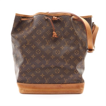 棕色 原花帆布 Noe 肩背包【LOUIS VUITTON LV 路易威登】 M46976