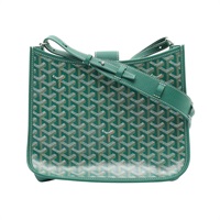綠色 Goyardine帆布 Musette PM 肩背包【GOYARD 高雅德】 MUSETTPMLTY09CG09P