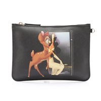 黑色牛皮 Pouch Bambi 手拿包【GIVENCHY 紀梵希】