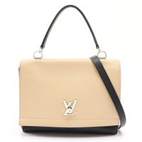 香草/黑色 牛皮 Lockme II 兩用包【LOUIS VUITTON LV 路易威登】 M50252