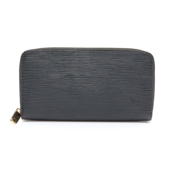 Zippy Wallet 拉鍊 長夾 黑色 EPI 水波紋牛皮【LOUIS VUITTON LV 路易威登】 M68755