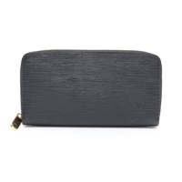 Zippy Wallet 拉鍊 長夾 黑色 EPI 水波紋牛皮【LOUIS VUITTON LV 路易威登】 M68755