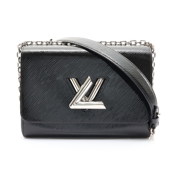 黑色 EPI 水波紋牛皮 Twist MM 肩背包【LOUIS VUITTON LV 路易威登】 品番不明