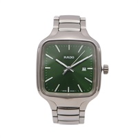 RADO 雷達 True Square 29mm 綠色錶盤 高科技陶瓷 079.6079.3