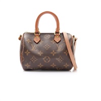 Nano Speedy 肩背包 棕色 原花帆布【LOUIS VUITTON LV 路易威登】 M61252