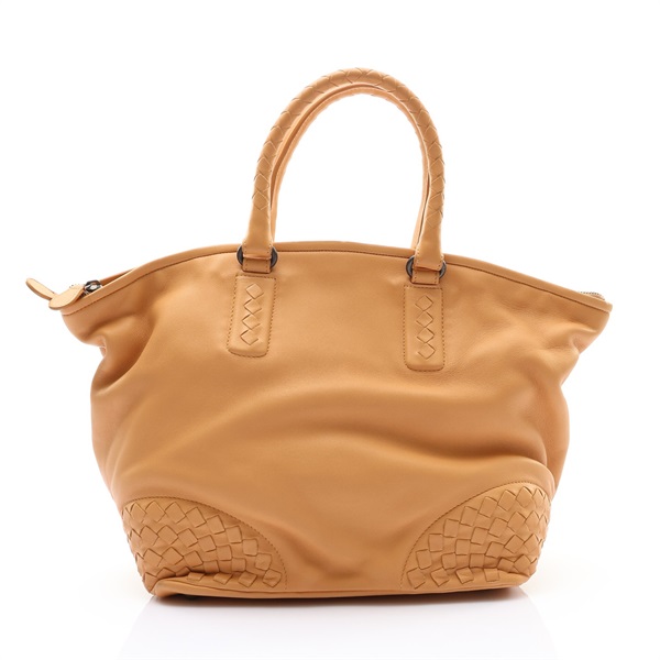 BOTTEGA VENETA BV 寶緹嘉 手提包 卡其色 羊皮 214728 VH0D3 7840