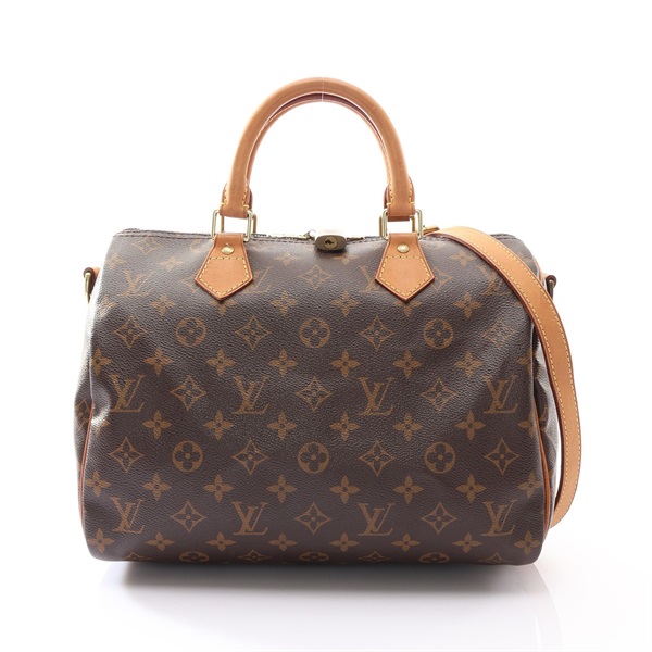 Speedy Bandouliere 30 兩用包 棕色 原花帆布 無鑰匙【LOUIS VUITTON LV 路易威登】 M46980
