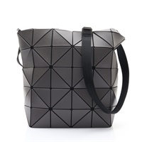 BAO BAO ISSEY MIYAKE 三宅一生 肩背包 鐵灰色 PVC BB53-AG491-14
