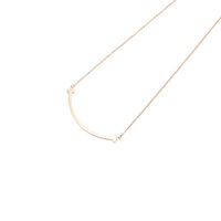 Tiffany ＆ Co 蒂芬妮 T Smile S 項鍊 18K玫瑰金 60011678