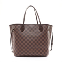 Neverfull MM 肩背包 棕色 棋盤格帆布【LOUIS VUITTON LV 路易威登】 N51105