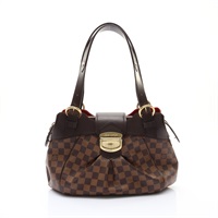 LOUIS VUITTON LV 路易威登 Sistina PM 肩背包 棕色 棋盤格帆布 N41542 N41542
