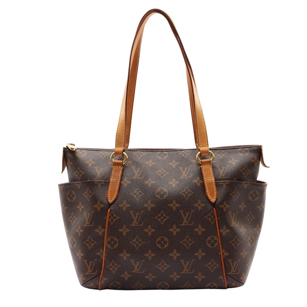 LOUIS VUITTON LV 路易威登 Totally PM 肩背包 棕色 原花帆布 M56688
