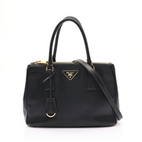 PRADA 普拉達 Galleria Tote 兩用包 黑色 Saffiano牛皮 1BA863
