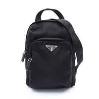 PRADA 普拉達 吊帶後背包 黑色 Re-Nylon 尼龍 2VZ1162DMG