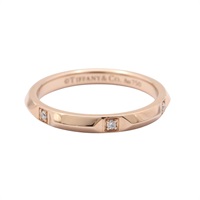 Tiffany & Co 蒂芬妮 True Band 6PD #57 戒指 18K玫瑰金 鑽石 67134230