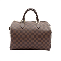 LOUIS VUITTON LV 路易威登 Speedy 30 波士頓包 棕色 棋盤格帆布 無鑰匙 N41531