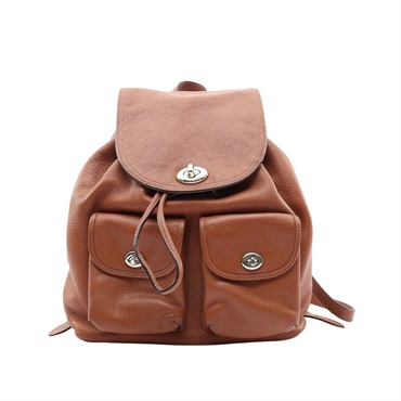 COACH 寇馳 Turnlock Rucksack 後背包 棕色 37582
