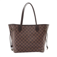 LOUIS VUITTON LV 路易威登 Neverfull MM 手提包 棕色 棋盤格帆布 N51105