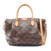 LOUIS VUITTON LV 路易威登 Turenne PM 兩用包 棕色 原花帆布 M48813