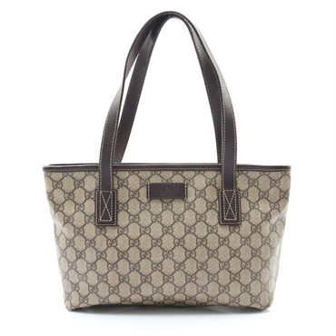 GUCCI 古馳 Small Joy Tote 手提包 棕色 GG Supreme帆布 211138