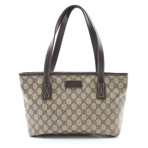 GUCCI 古馳 Small Joy Tote 手提包 棕色 GG Supreme帆布 211138