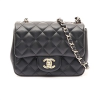 CHANEL 香奈兒 Mini Coco 17 鍊帶 肩背包 黑色 羊皮 A35200