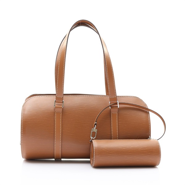 LOUIS VUITTON LV 路易威登 Soufflot 母子包 手提包 棕色 Epi水波紋 牛皮 M52228
