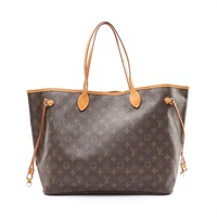LOUIS VUITTON LV 路易威登 Neverfull GM 托特包 棕色 原花 帆布 M40157