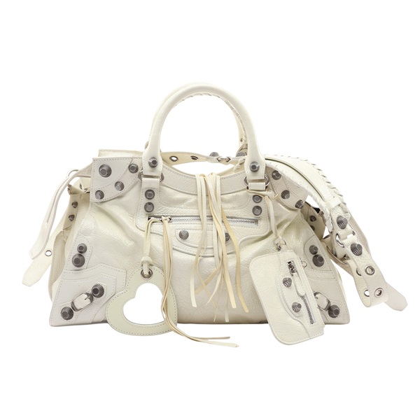BALENCIAGA 巴黎世家 Neo Cagole City 兩用包 白色 牛皮 700451