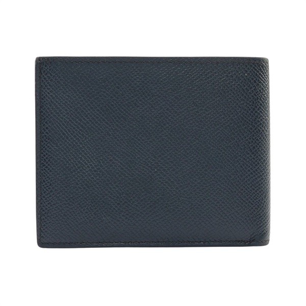 HERMES 愛馬仕 Citizen Twilly 對折短夾 午夜藍 Evergrain牛皮 U刻 H078716CA
