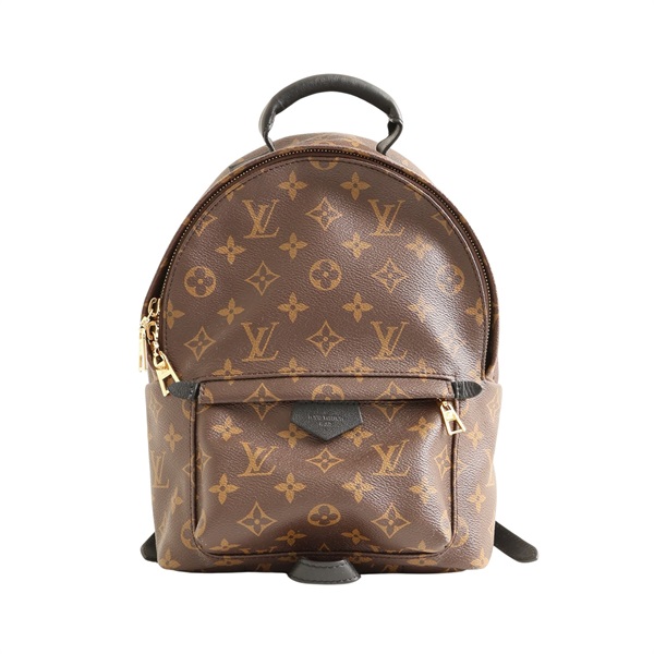 LOUIS VUITTON LV 路易威登 Palm Springs PM 後背包 黑/棕色 原花帆布 M41560