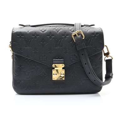 LOUIS VUITTON LV 路易威登 Pochette Métis 黑色 牛皮 M41487