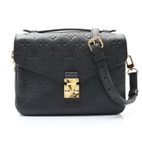 LOUIS VUITTON LV 路易威登 Pochette Métis 黑色 牛皮 M41487