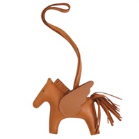 棕色 Swift牛皮 飛馬 Pegase PM 掛飾 B刻【HERMES 愛馬仕】 H083010CA