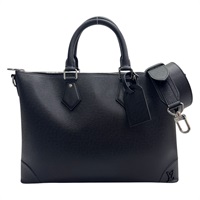 黑色 Taiga牛皮 Slim Briefcase NV 兩用包 銀和 【LOUIS VUITTON LV 路易威登】 M30978
