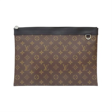 棕色 原花帆布 Discovery 手拿包 M69411【LOUIS VUITTON LV 路易威登】 M69411