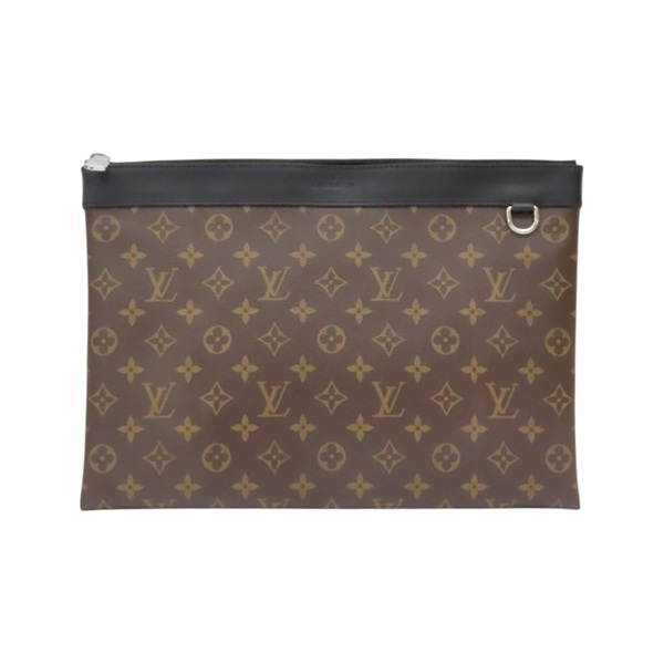 棕色 原花帆布 Discovery 手拿包 M69411【LOUIS VUITTON LV 路易威登】 M69411
