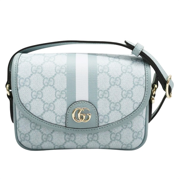 藍色GG Supreme 帆布Ophidia 肩背包【GUCCI 古馳】 772239