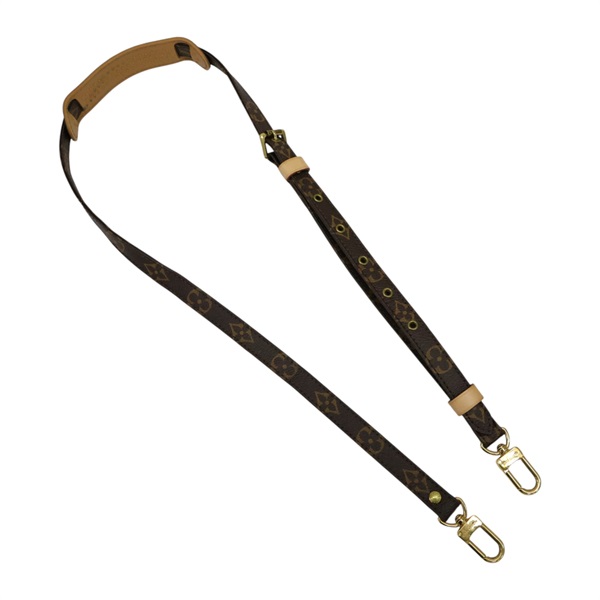 棕色 原花 PVC塗層帆布 調整式背帶【LOUIS VUITTON LV 路易威登】 J52315