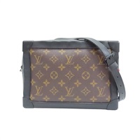 棕色 原花帆布 Solar Ray Soft Trunk 肩背包【LOUIS VUITTON LV 路易威登】 M44427