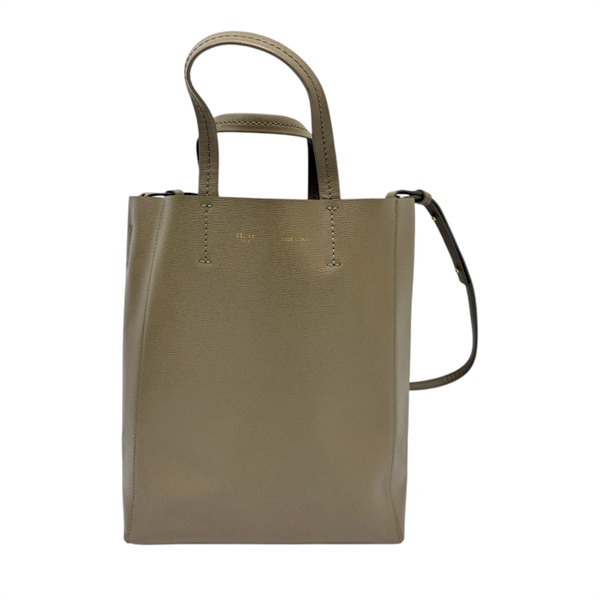淺褐色 牛皮 Small Vertical 肩背包【CELINE 賽琳】 176183ANY