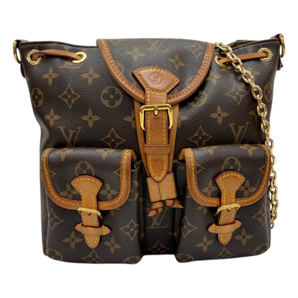 棕色 原花 帆布 Excursion PM 兩用包【LOUIS VUITTON LV 路易威登】 M46932