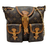 棕色 原花 帆布 Excursion PM 兩用包【LOUIS VUITTON LV 路易威登】 M46932