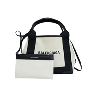 米白色 帆布 兩用包【Balenciaga 巴黎世家】 390346