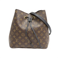 棕色 原花帆布 NeoNoe MM 水桶包 兩用包【LOUIS VUITTON LV 路易威登】 M44020