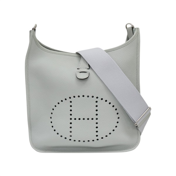 聖杯藍 Clemence牛皮 Evelyne 29 肩背包 W刻【HERMES 愛馬仕】 H056277CK